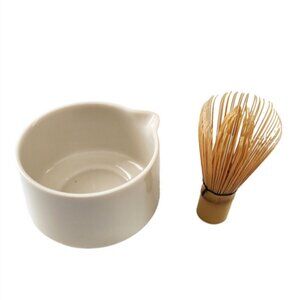 Teavana Ready Set Matcha Making Bowl & Bamboo Whisk NEW RARE Discontinued